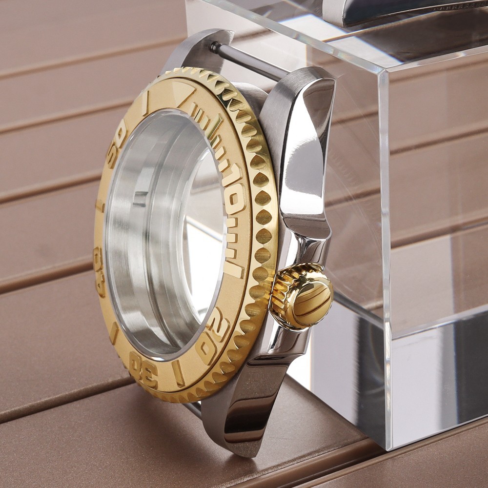 40mm Luxury Oyster Watch Case Modify gmt sub Mods For 316 Steel Seiko NH35 36 38