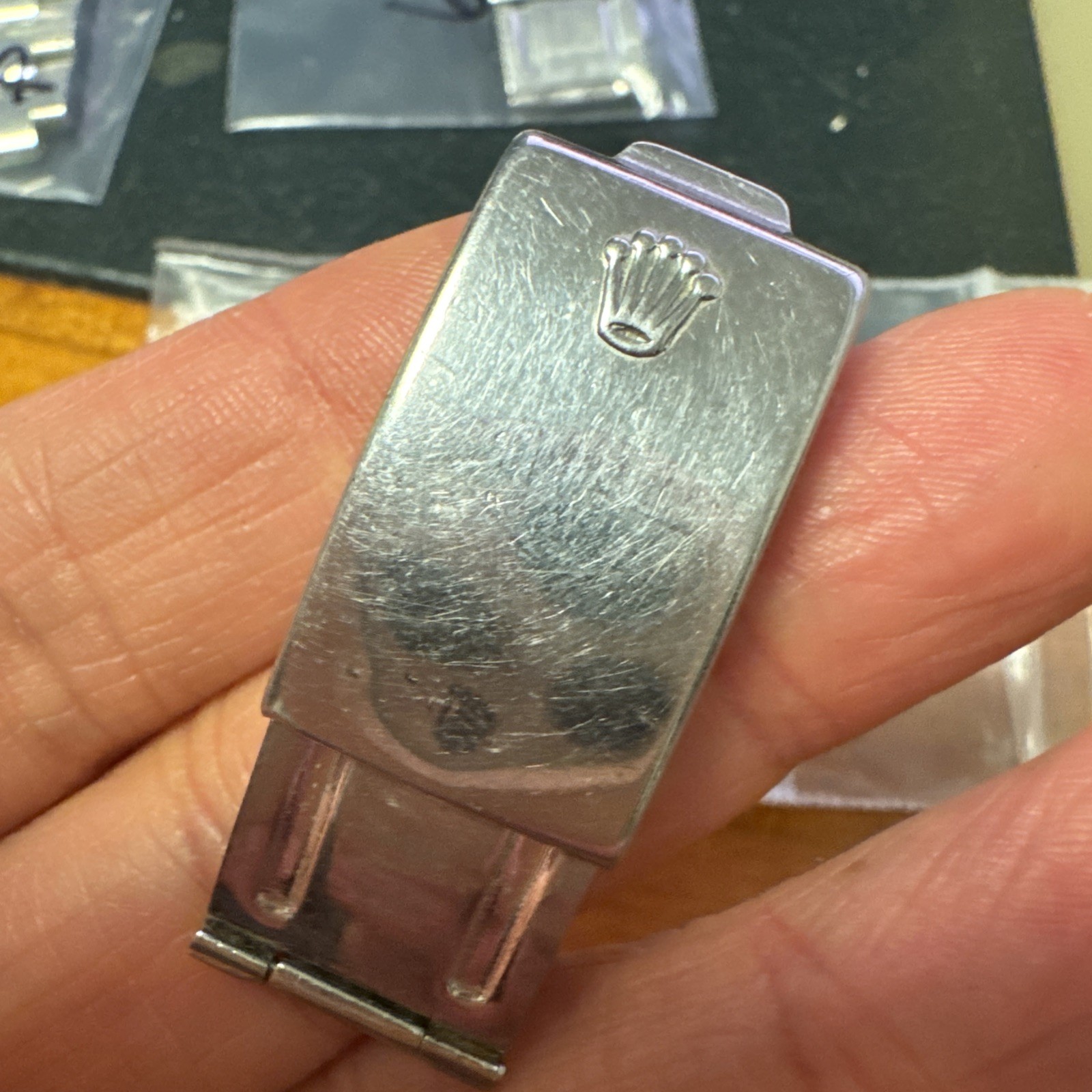 Rolex Oyster Bracelet Clasp 7836 78360 VC 14 1978 1016 1675 16750 1601 (72)