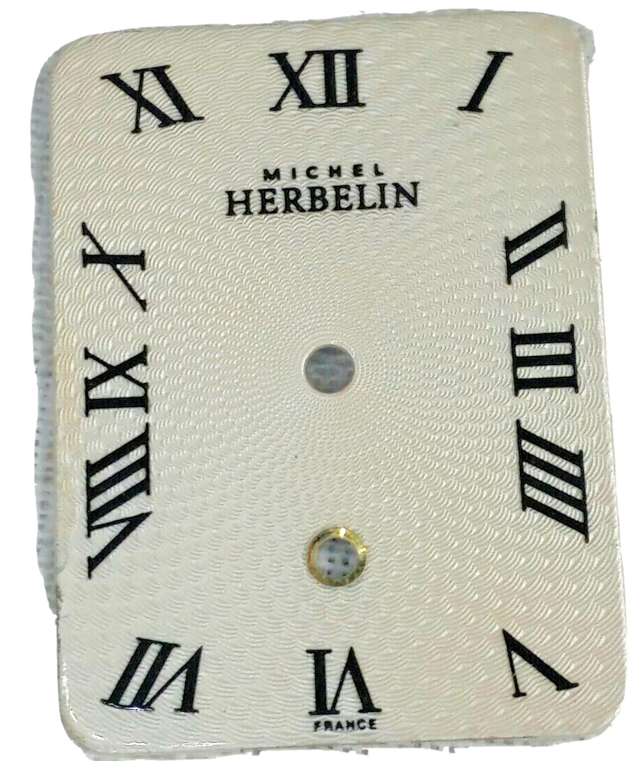 vintage MICHEL HERBELIN 26.7 x 19mm Dial watch parts swiss made repairs part