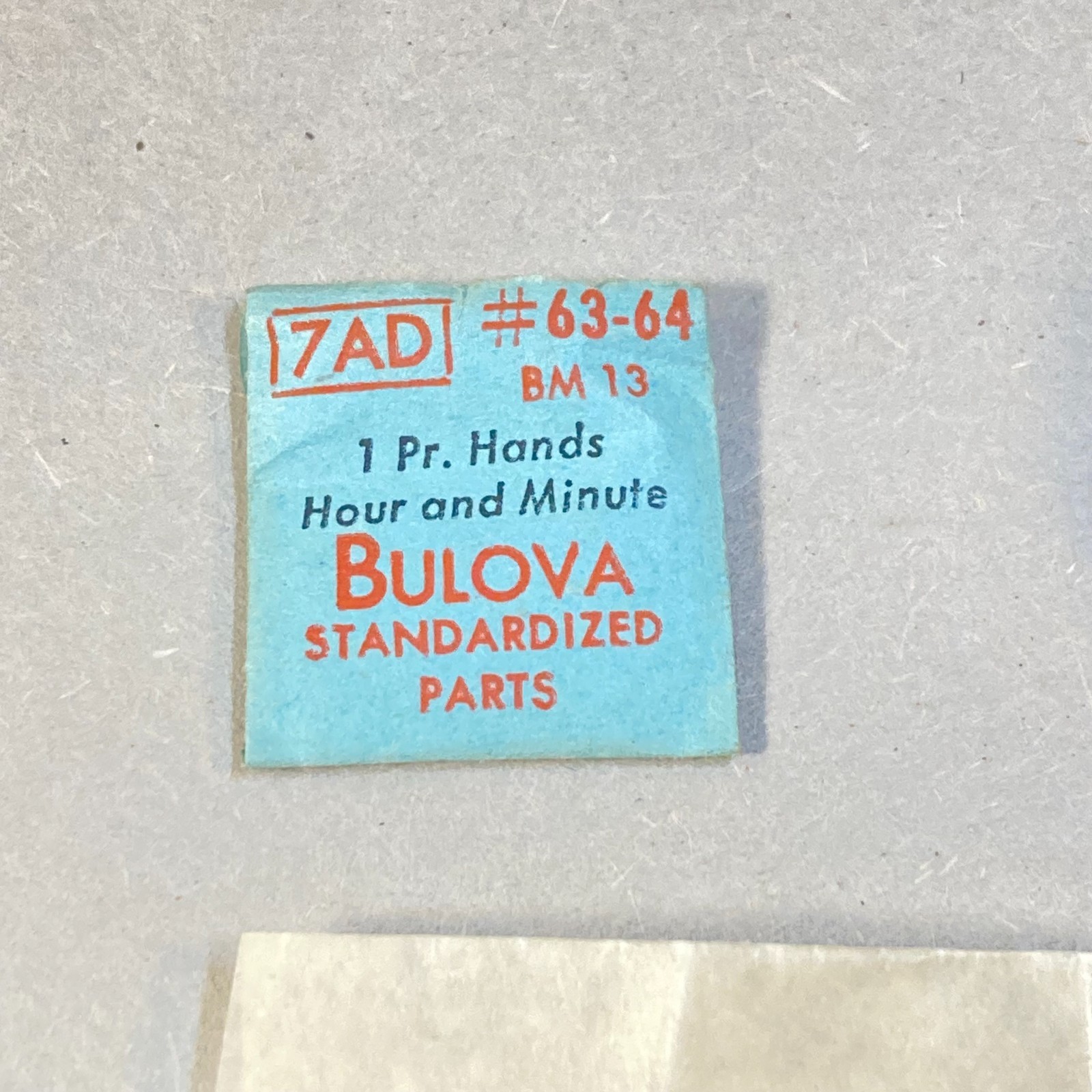 Vintage Bulova Watch Parts Multiple Pieces 7AD 7AM Replacement Parts