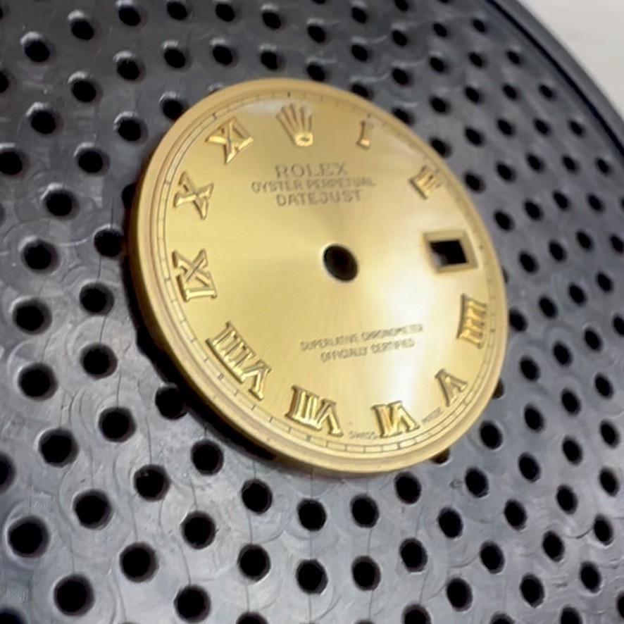 Factory Genuine Rolex Datejust 26 Champagne Gold Roman Numeral Dial