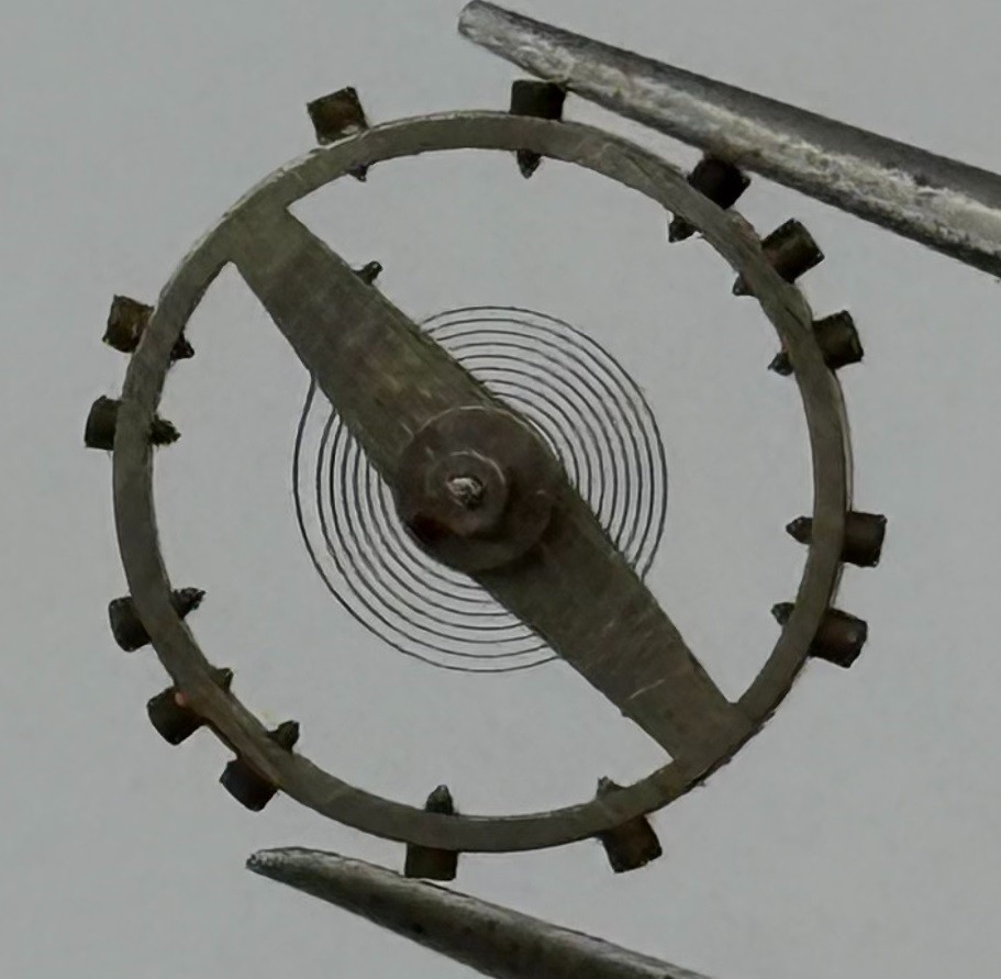 AS 984 Balance Wheel Complete And Spring 10½’’’ Renata 30 M Watch Movement Parts