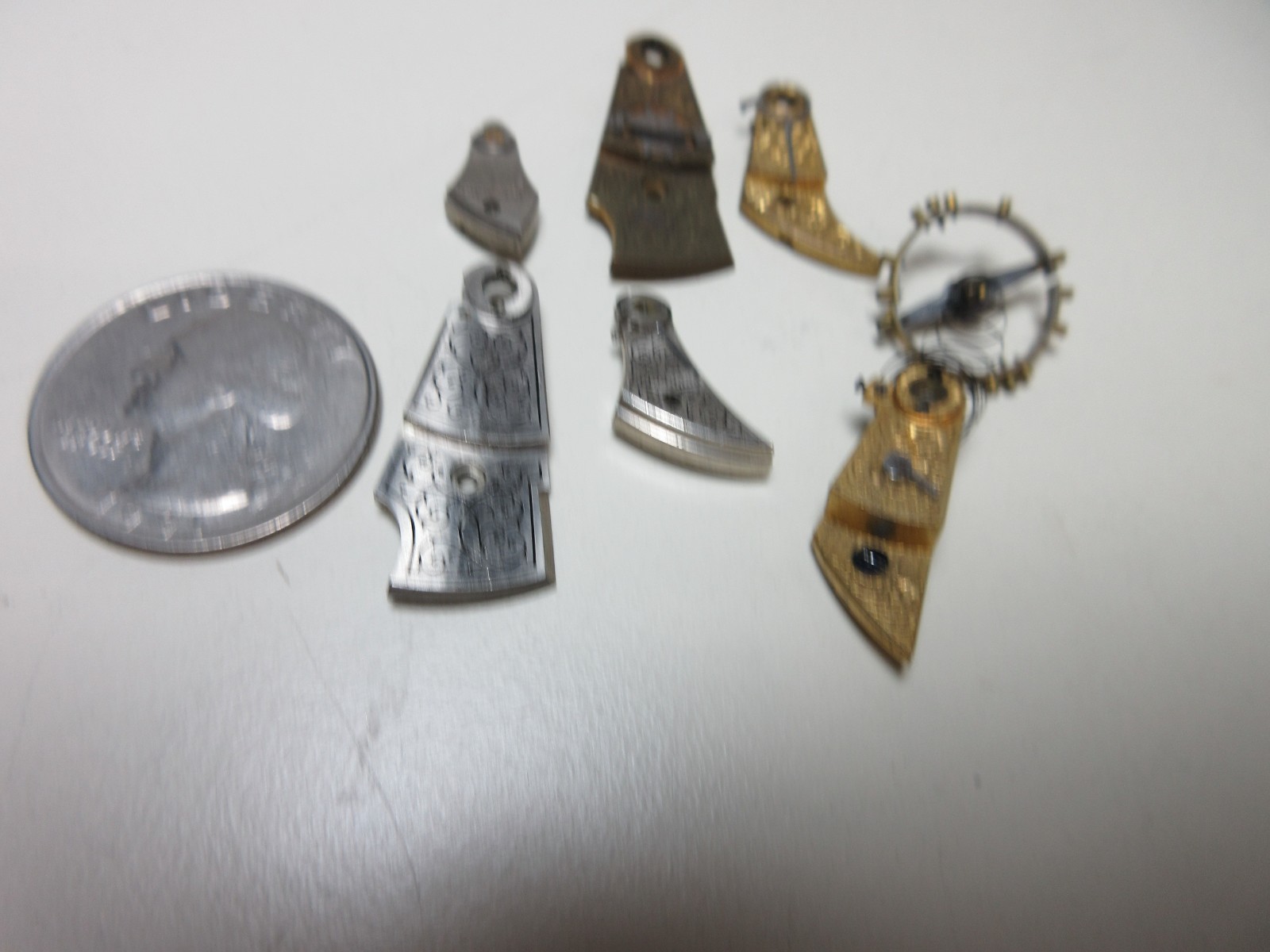 VTG LOT OF POCKET WATCH BALANCE COCKS WATCHMAKER REPLACEMENT PARTS STEAMPUNK #15