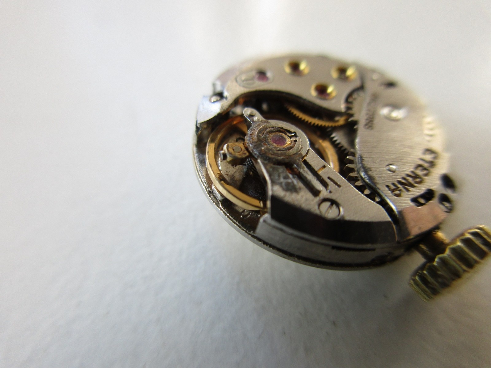 Eterna cal. 1418U Swiss watch movement – running