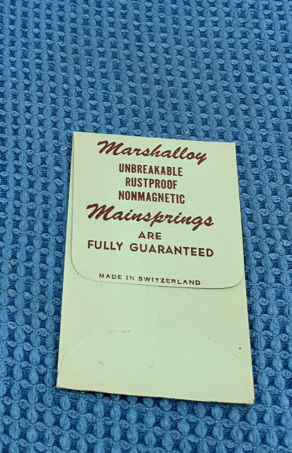 5011M MARSHALLOY MAINSPRING WA50 (4.5 X 14 X 8) NOS (WA16-WA92) R