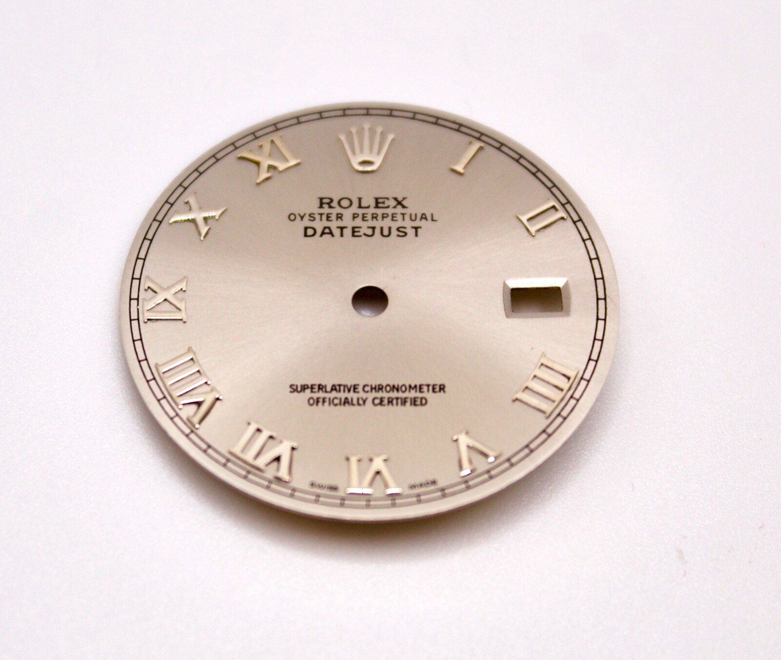 ORIGINAL Rolex Dial 36mm Datejust Silver S/S w Date 16014/16234/16200/16220