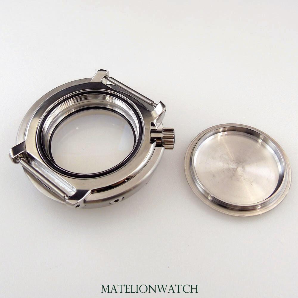 47mm Watch Case Parts 200M Waterproof Fit For NH35A SKX007 SBBN031 Luminous Dot