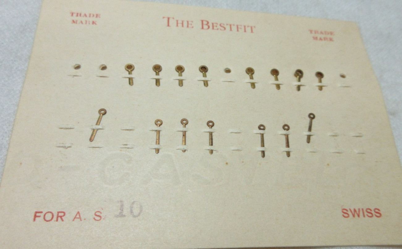 BESTFIT WATCH HANDS 10 AS WATCHMAKER REPLACEMENT PARTS #246