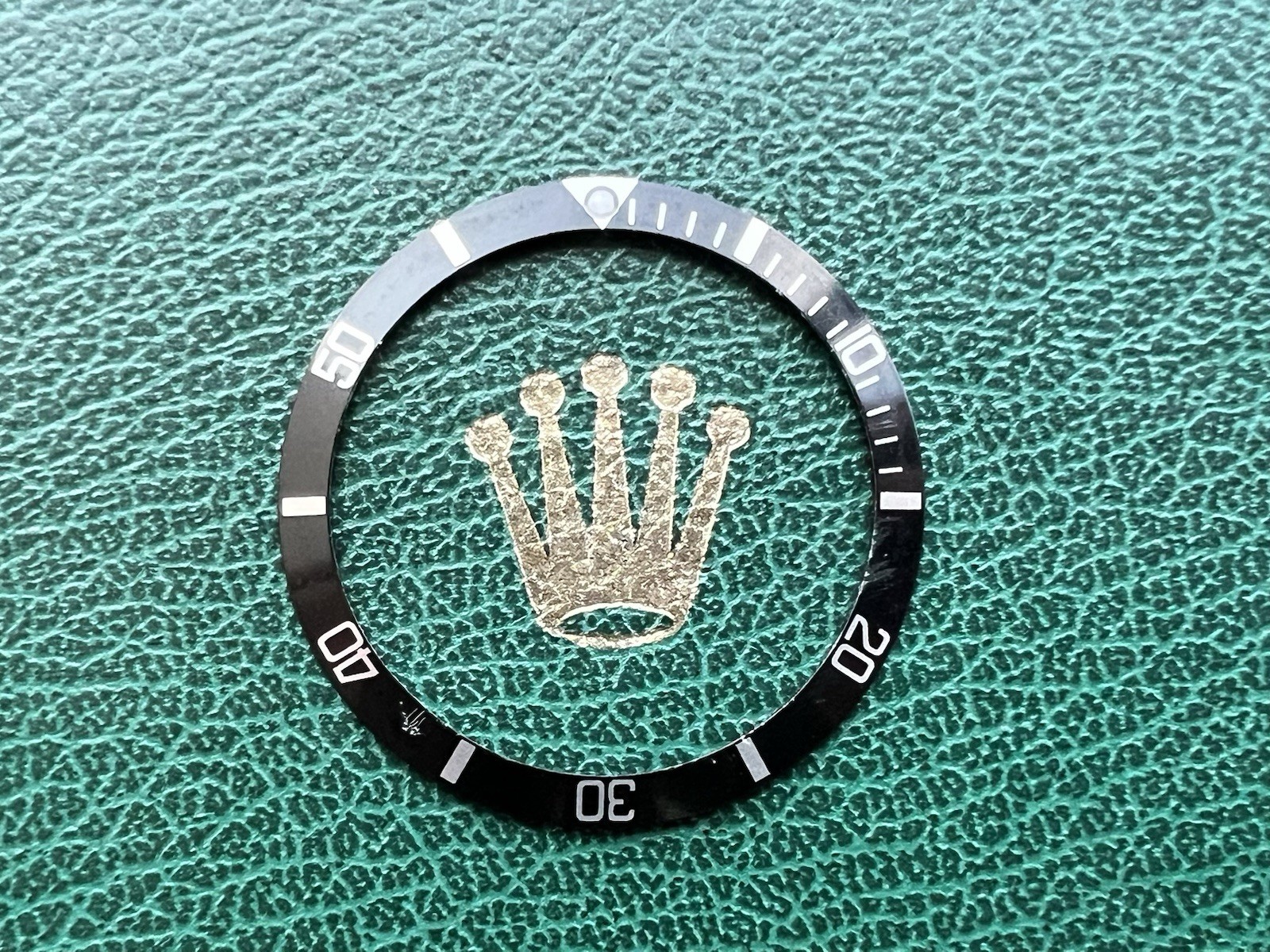 Genuine Rolex Submariner 5512 5513 1680 1665 Black Bezel Insert OC#1548