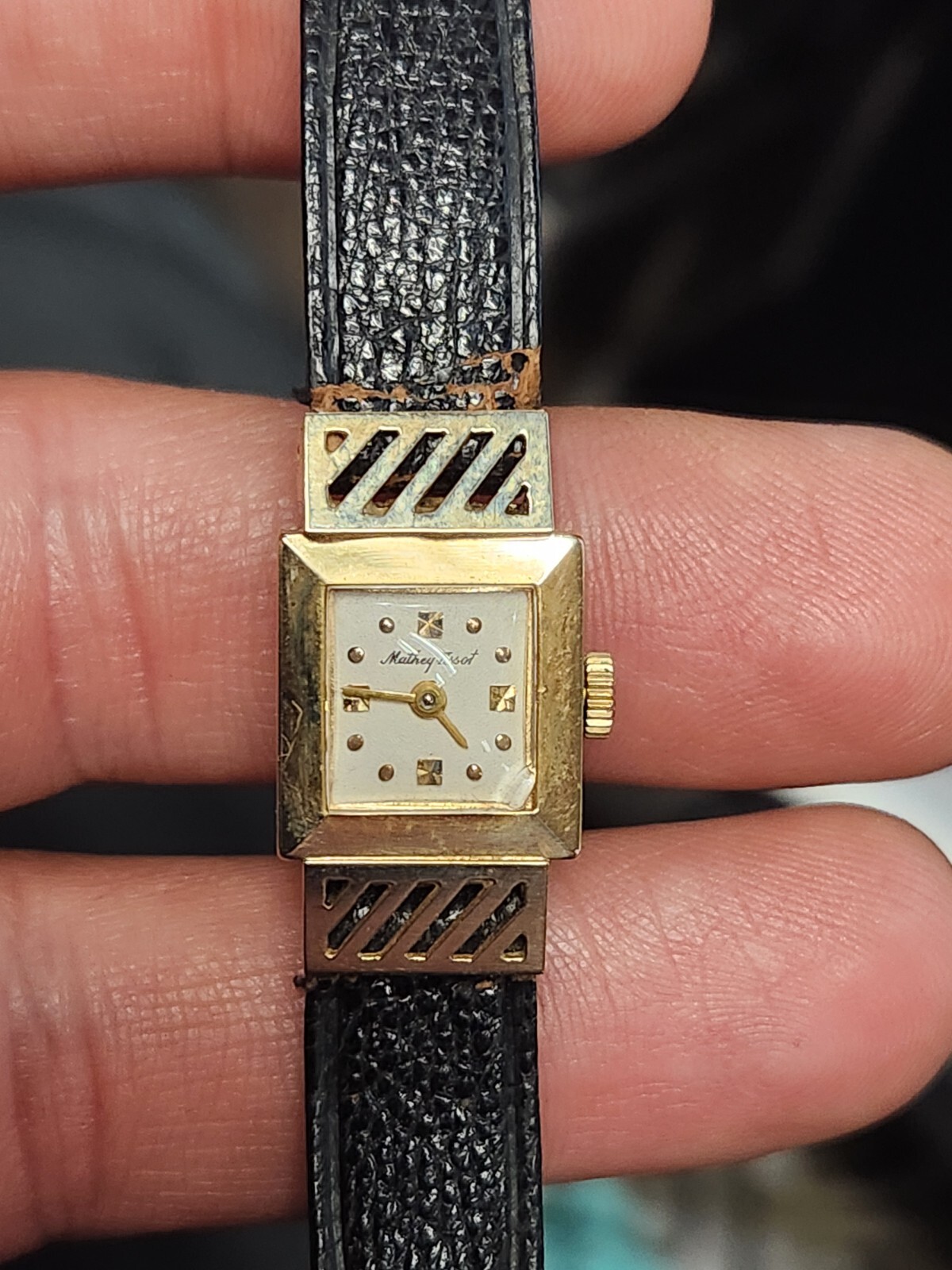 Vintage Mathey Tissot Manual Wind Ladies Watch Movement RUNNING
