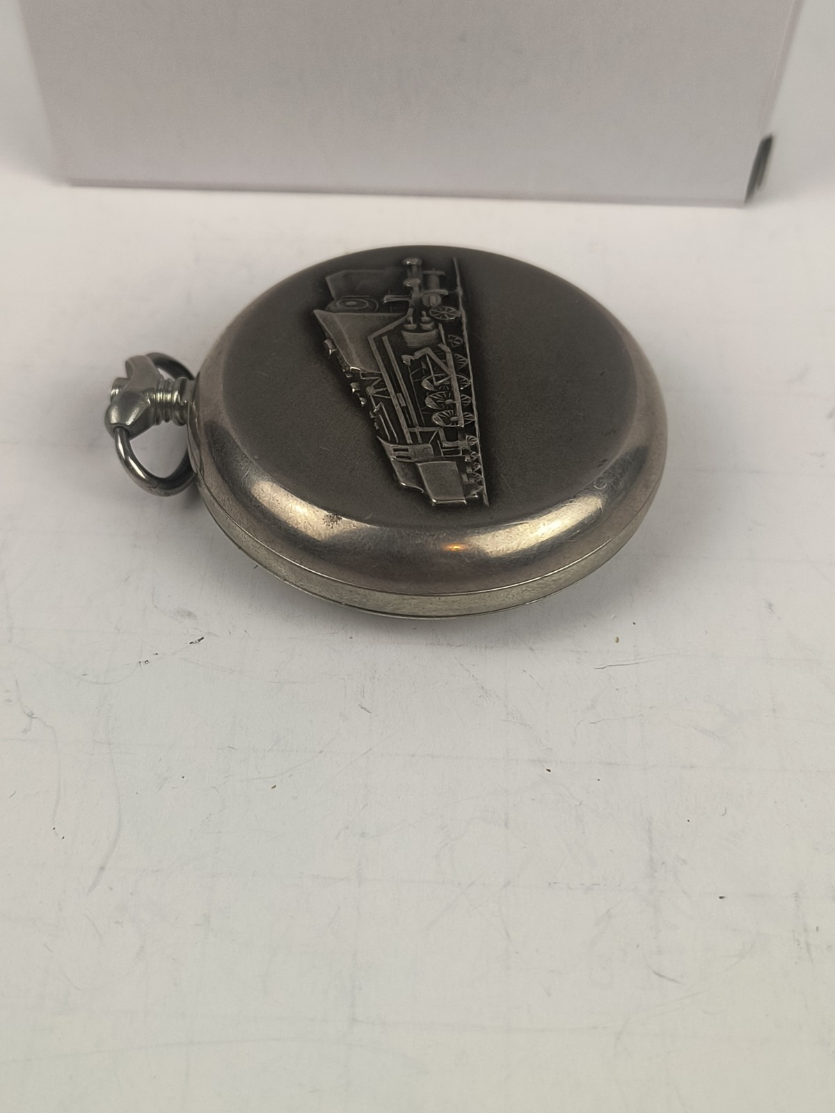 F- Railroad Locomotive Pocket Watch Case Only
