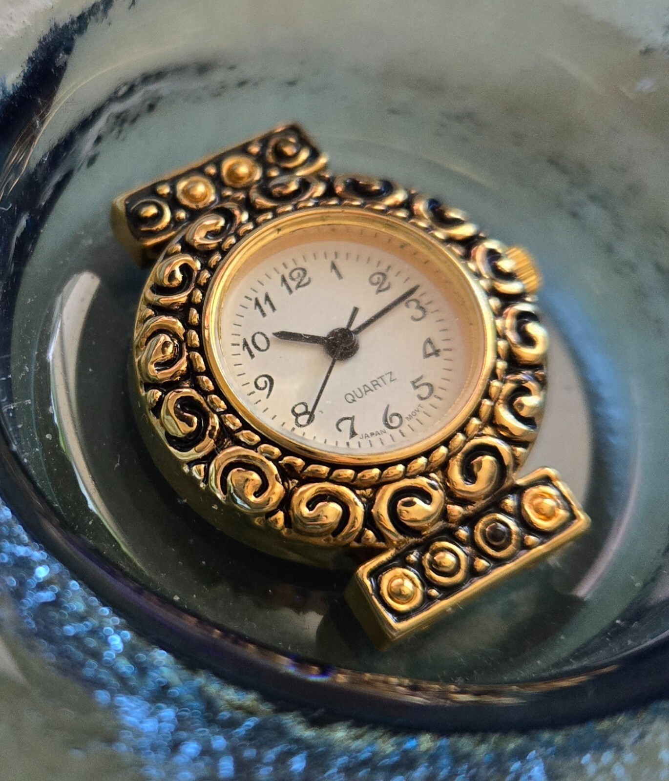 Beading Watch Faces Bronze Battery Included Watch Faces for Jewelry Making 3 pcs