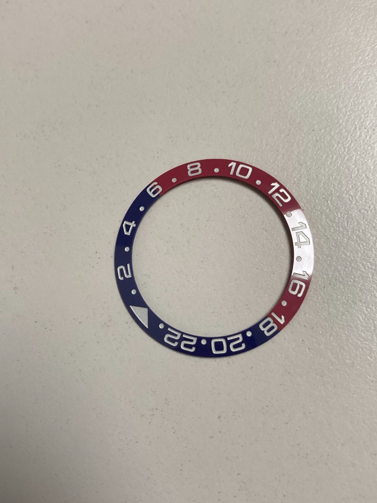 Pepsi Watch Bezel Insert Fits Rolex GMT Master II 116710 126710BLRO Blue Red