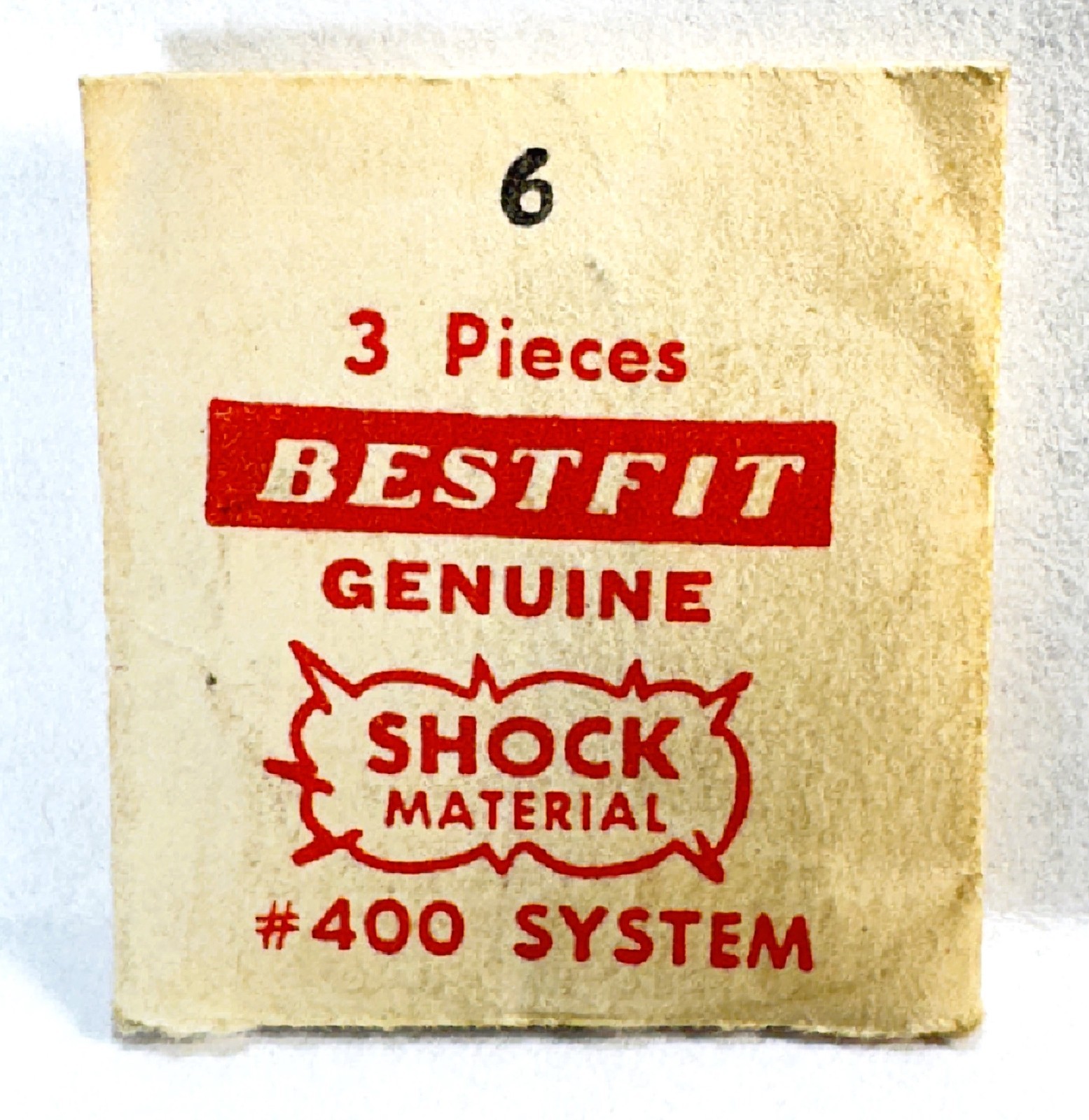 Bestfit 6 #400 Incabloc 172.03 Shock Springs, NOS (3 Springs) in Sealed Pkg