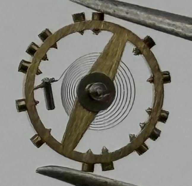AS 1677 Balance Wheel Complete And Spring Renata 1224 M Watch Movement Parts NOS