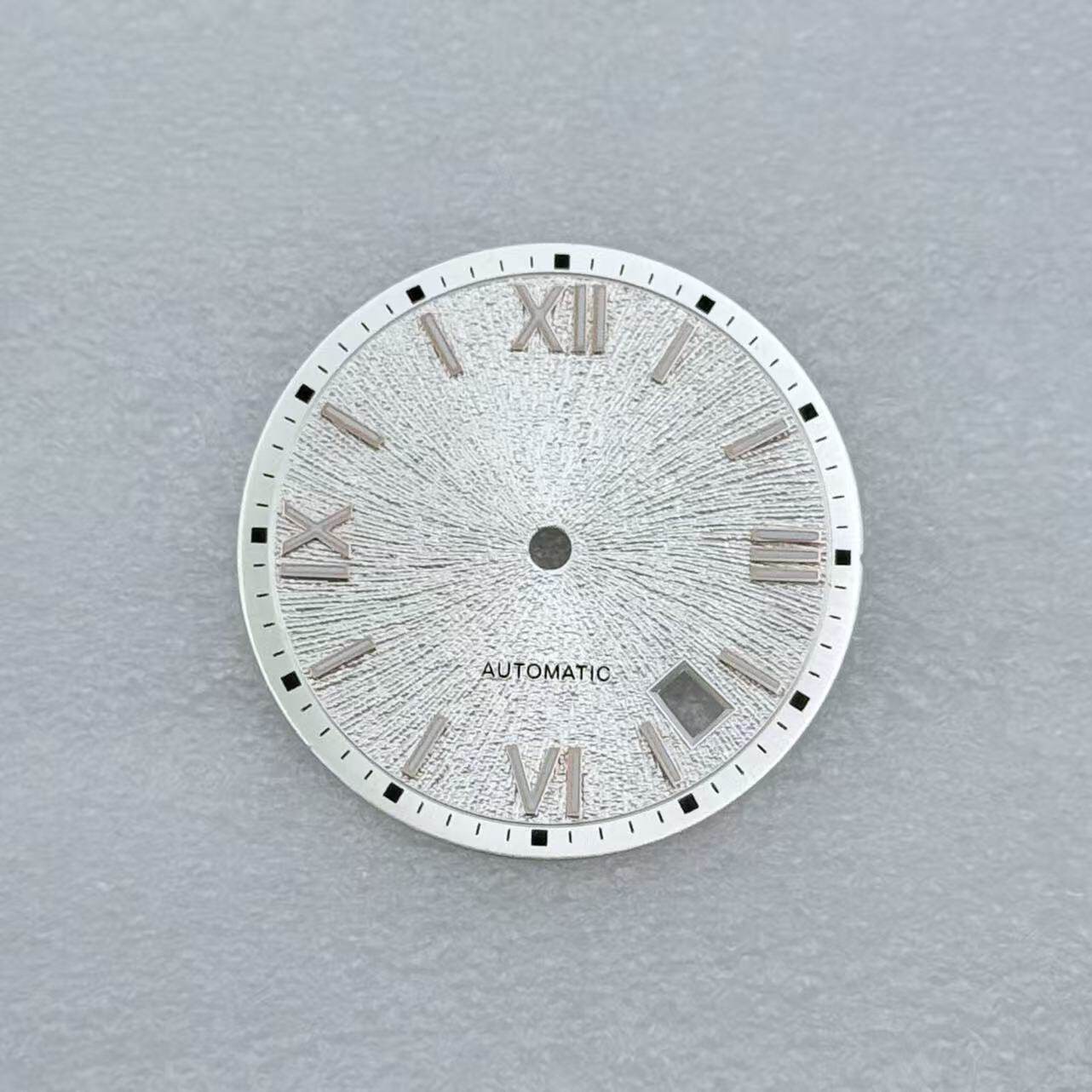 New NH35 Dial 31.8mm Black Purple Fit NH35/36 Movements Watch Accessories