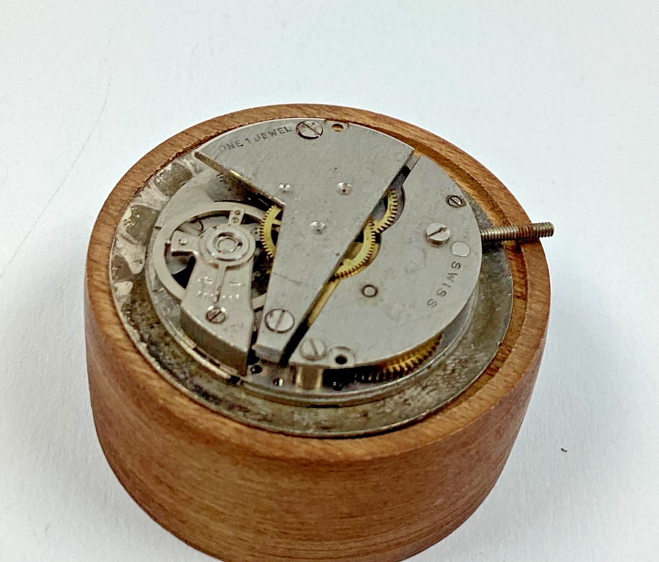 Lot Carlisle Henriline Watch Co Ebosa EB1553 Swiss 1 Runs Spare Part Repair READ