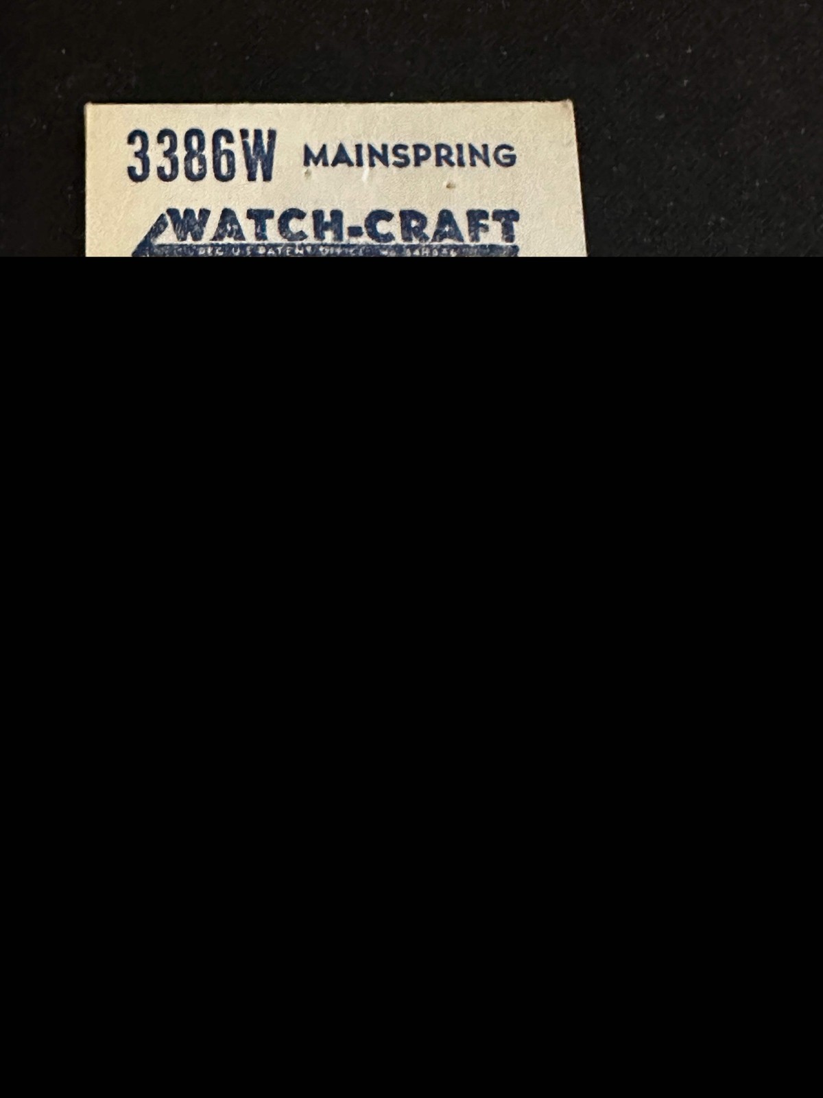 WATCH-CRAFT Mainspring 3386W for MST caliber 475 – Alloy