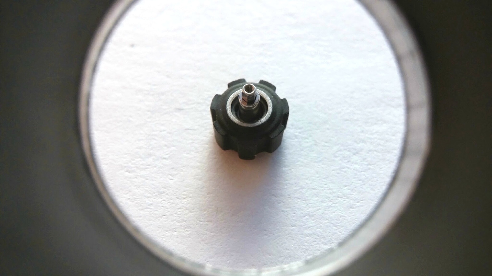 IWC Crown black crown, 7.2mm with post, IWC CROWNS, CROWN, NEW GENUINE