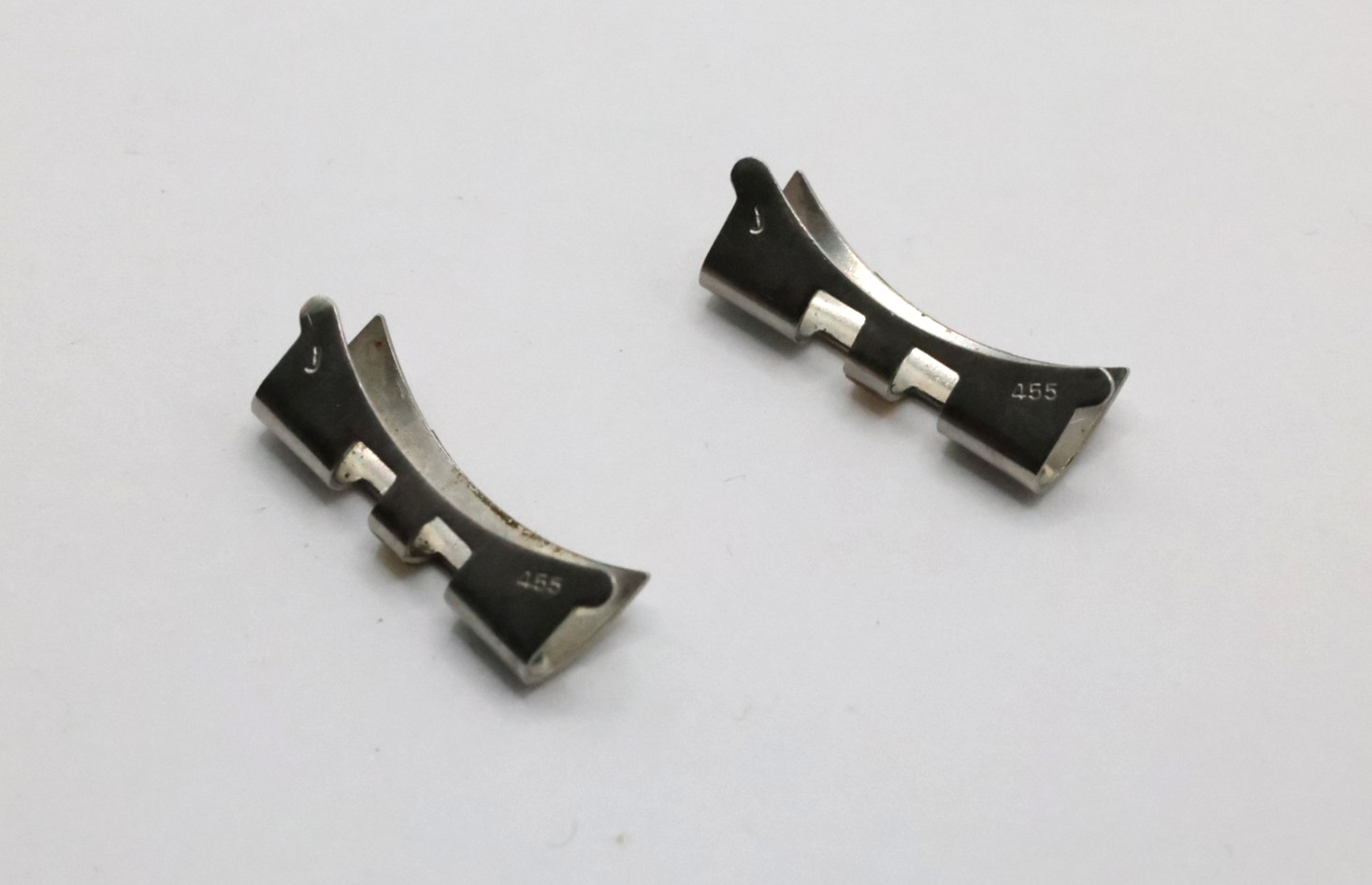 Authentic 455J Rolex End Links 20mm 18k Yellow Gold & Stainless Steel #636