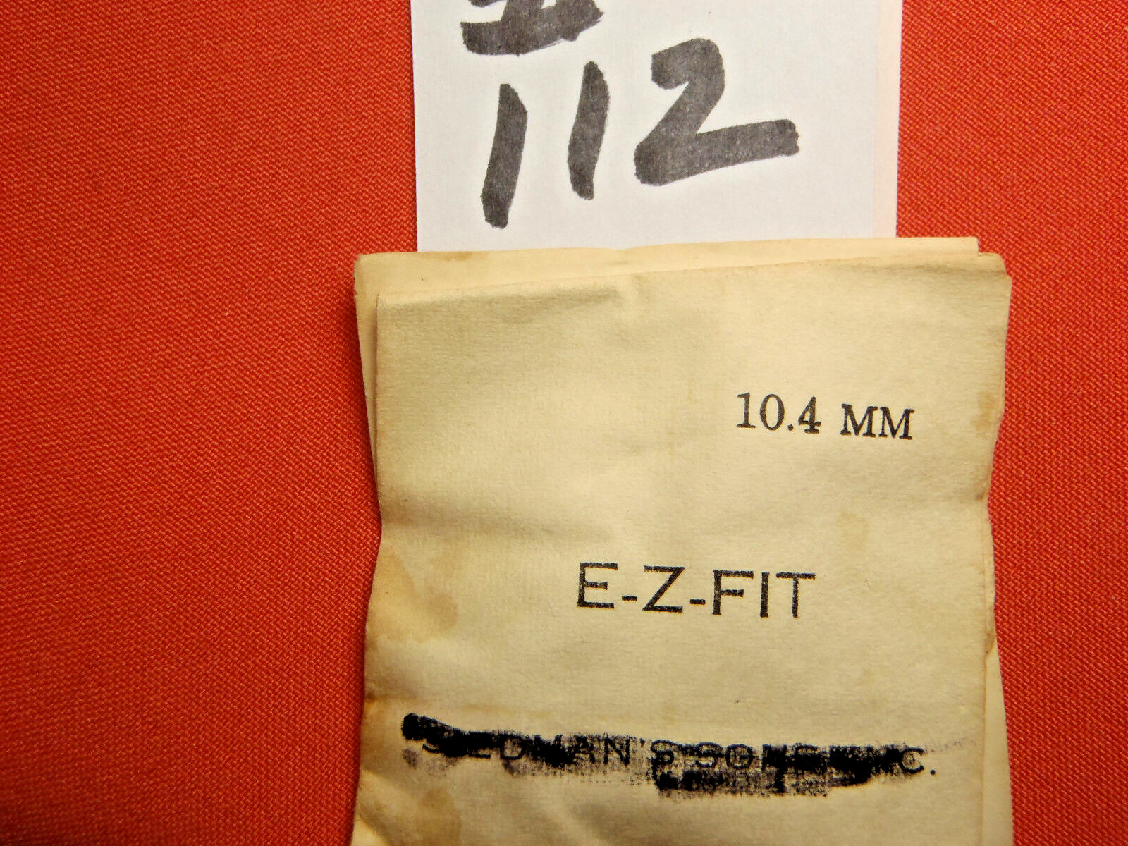 E-Z-FIT ROUND PLASTIC WATCH CRYSTAL 10.4 MM NOS