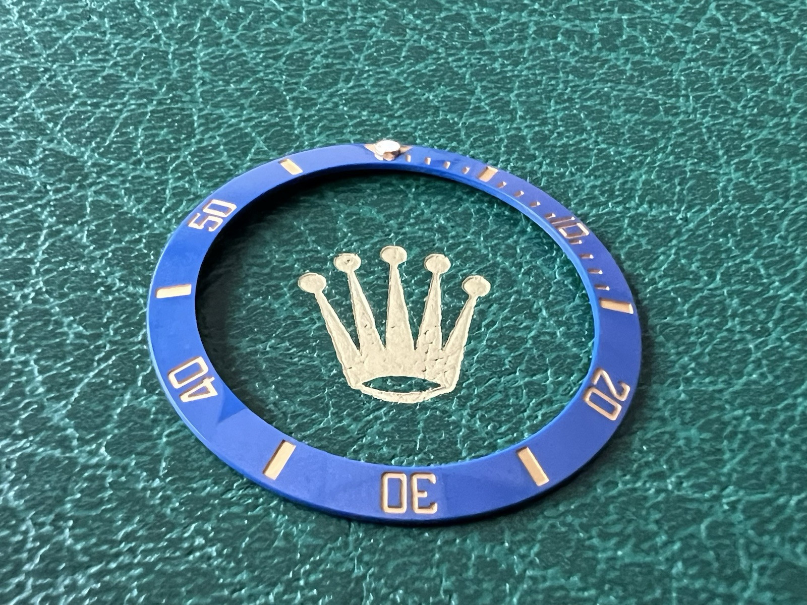 Genuine ROLEX Submariner 116613 116618 116613LB 116618LB Blue BEZEL Insert #1123