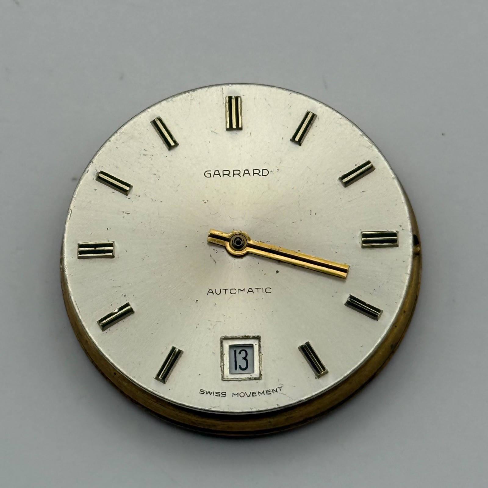 MSR S76-28 Watch Movement Garrard Date Automatic Vintage Parts Repair 30.6mm
