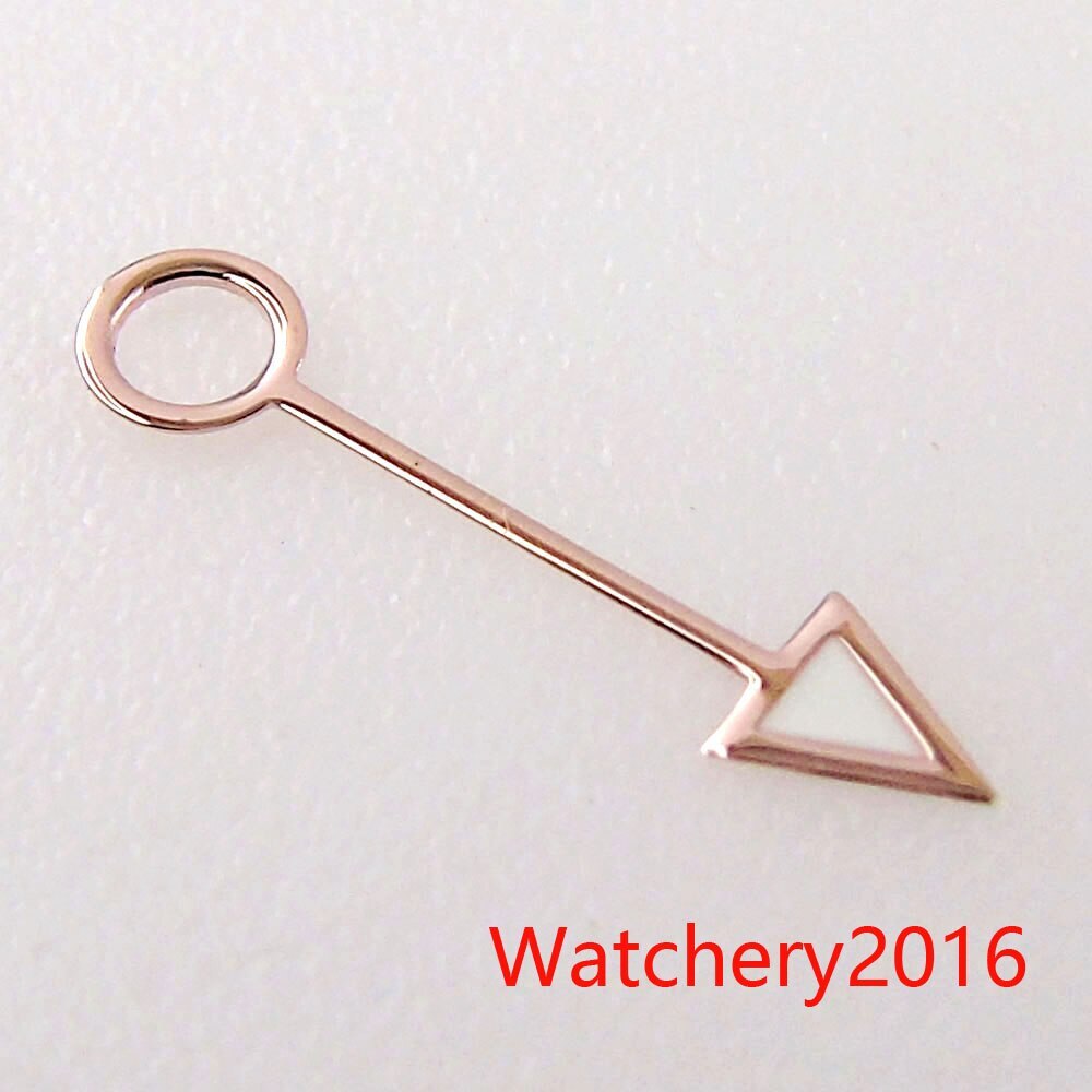 Bliger NEW Watch Hands Blue Red Rose Gold 2.2mm Hole GMT hand Fit NH34 Automatic