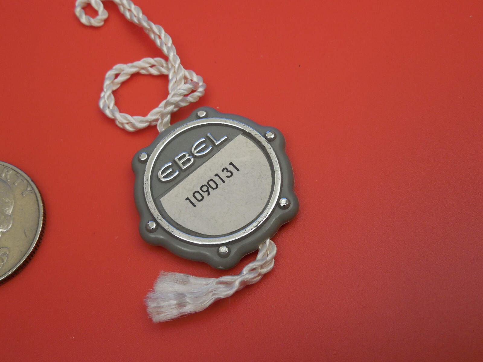 GENUINE EBEL 1911 SPORT CLASSIC GRAY TAG VINTAGE COLLECTIBLE