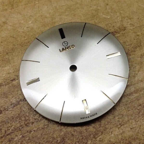 Vintage LANCO Mechanical Watch Dial – Measures Approximately 31.3 mm