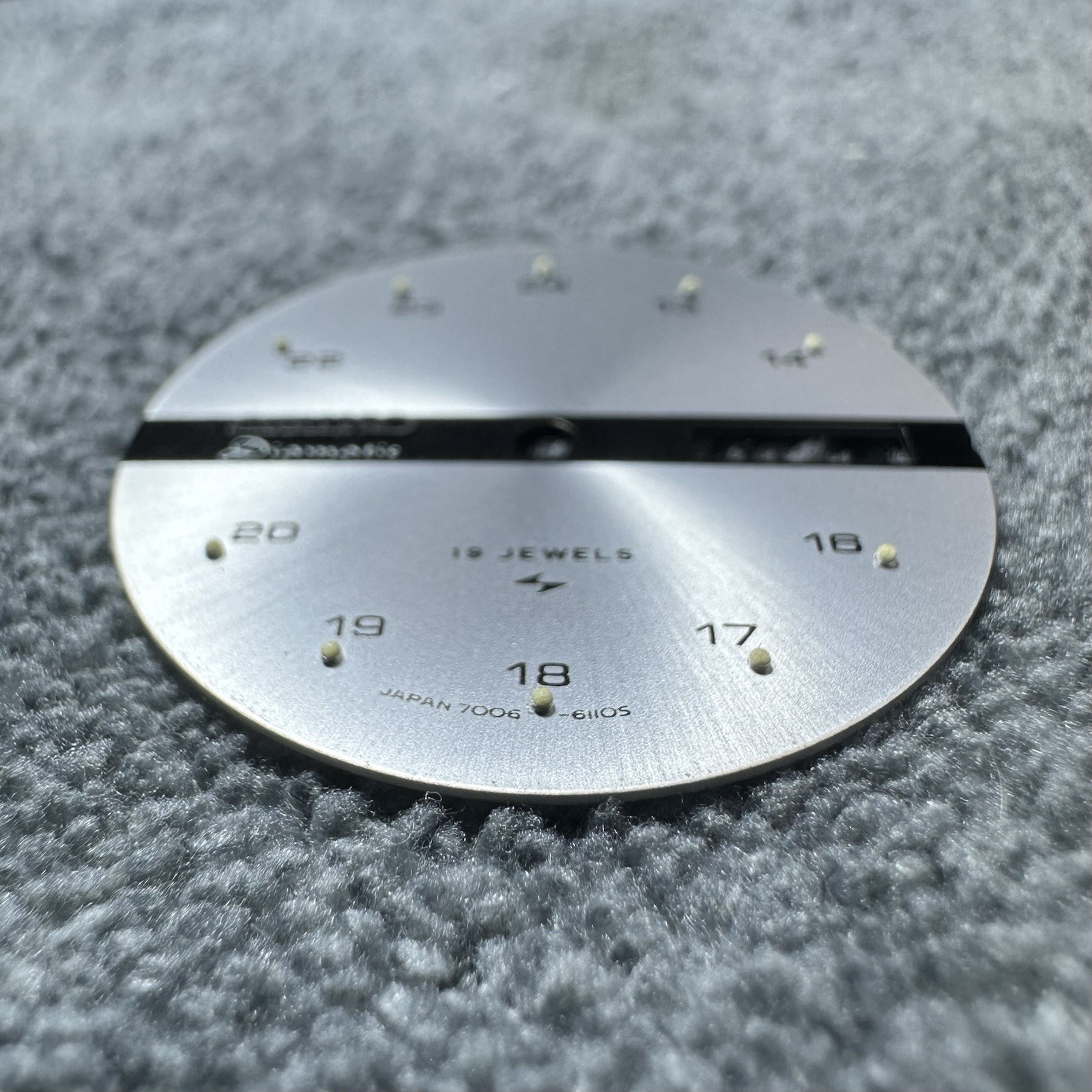 GENUINE NEW OLD STOCK DIAL FOR VINTAGE SEIKO 7006-6020 DIAMATIC GRAY