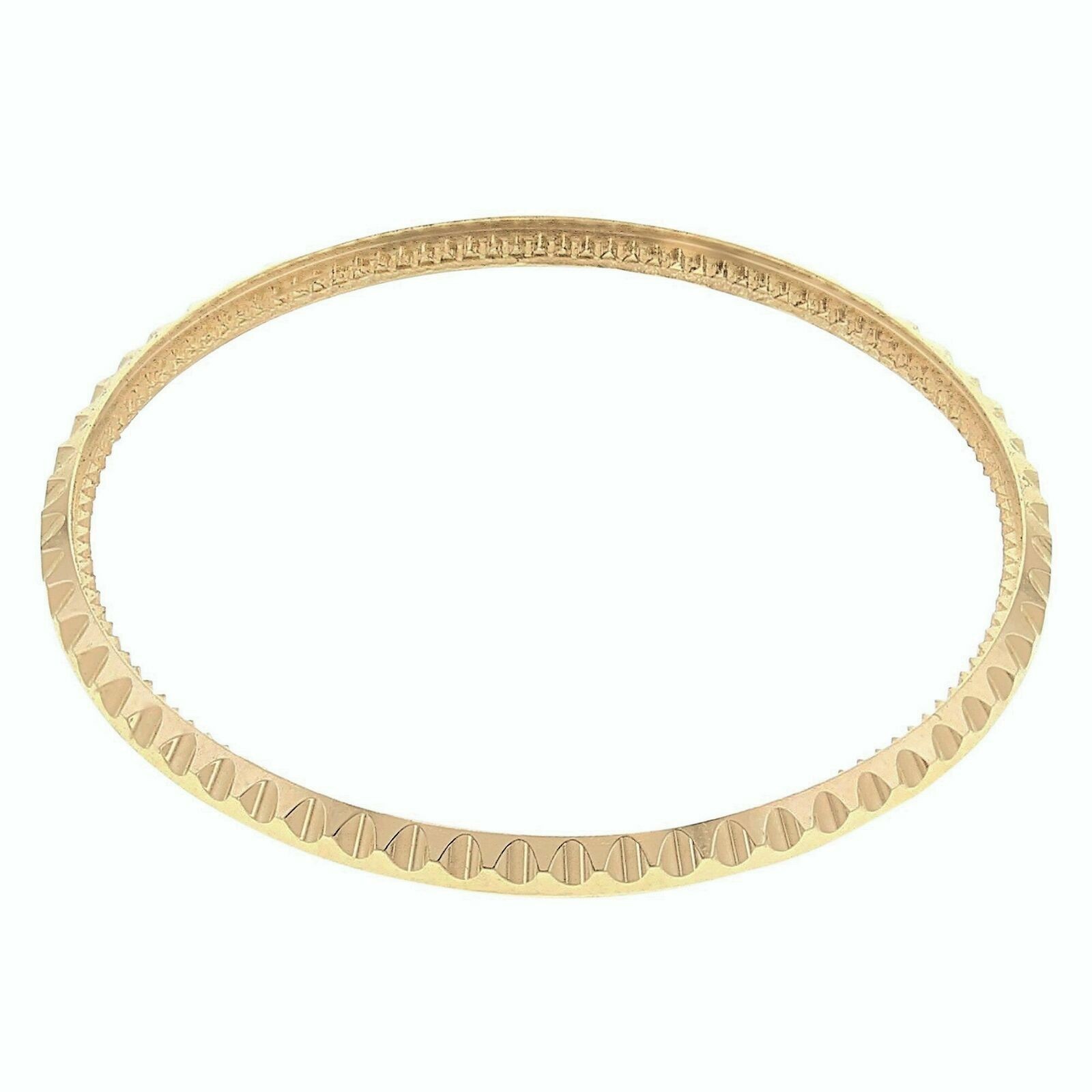 Black Red Replacement Bezel Insert With Gold Bezel 37.70mm x 30.70mm For Rolex