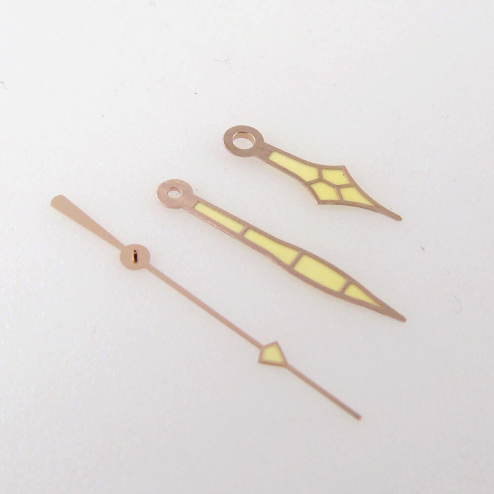 Pilot Type SUPER LUME Golden Watch Hand Fit NH35 NH36 2824 2836 movement