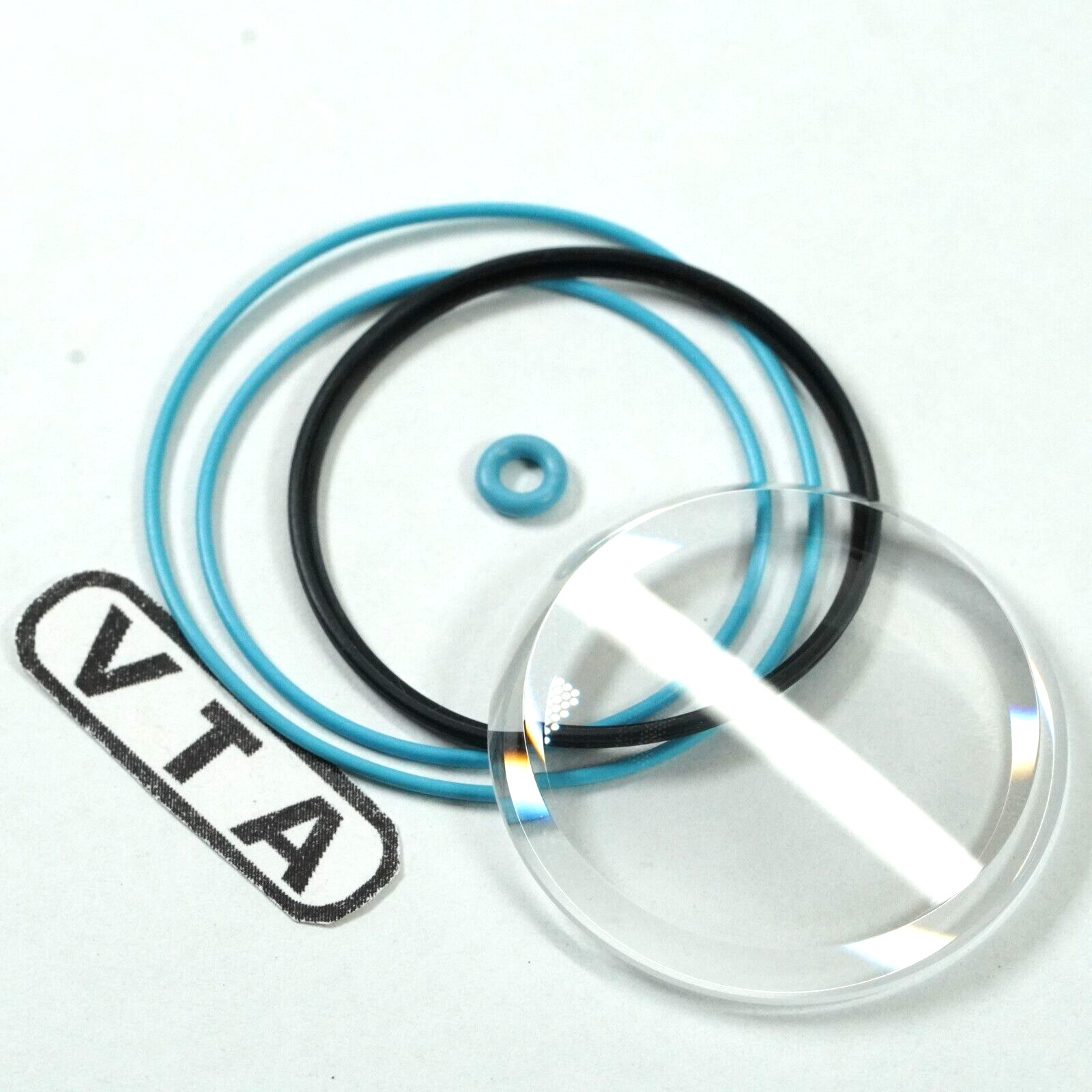 VTA HEAVY DUTY Gaskets/SEALS for SEIKO 6105-8110 & 6105-8119 + SAPPHIRE Crystal
