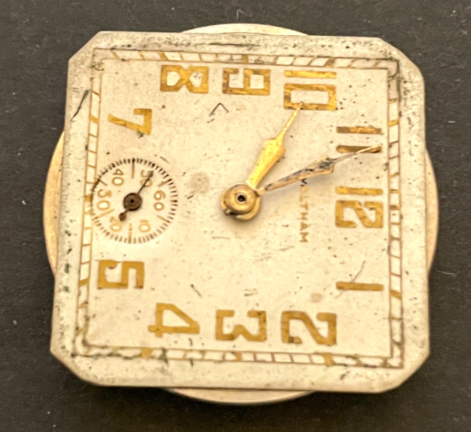 Antique 1928 Waltham Model 1898 561 Watch Movement Parts/Repair 6/0s 7j USA