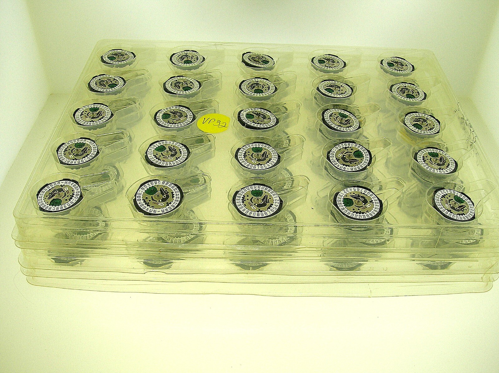 VP32 SHIOJIRI (SEIKO) JAPAN WATCH MOVEMENTS – LOT OF 5 UNITS NOS – FREE SHIPPING