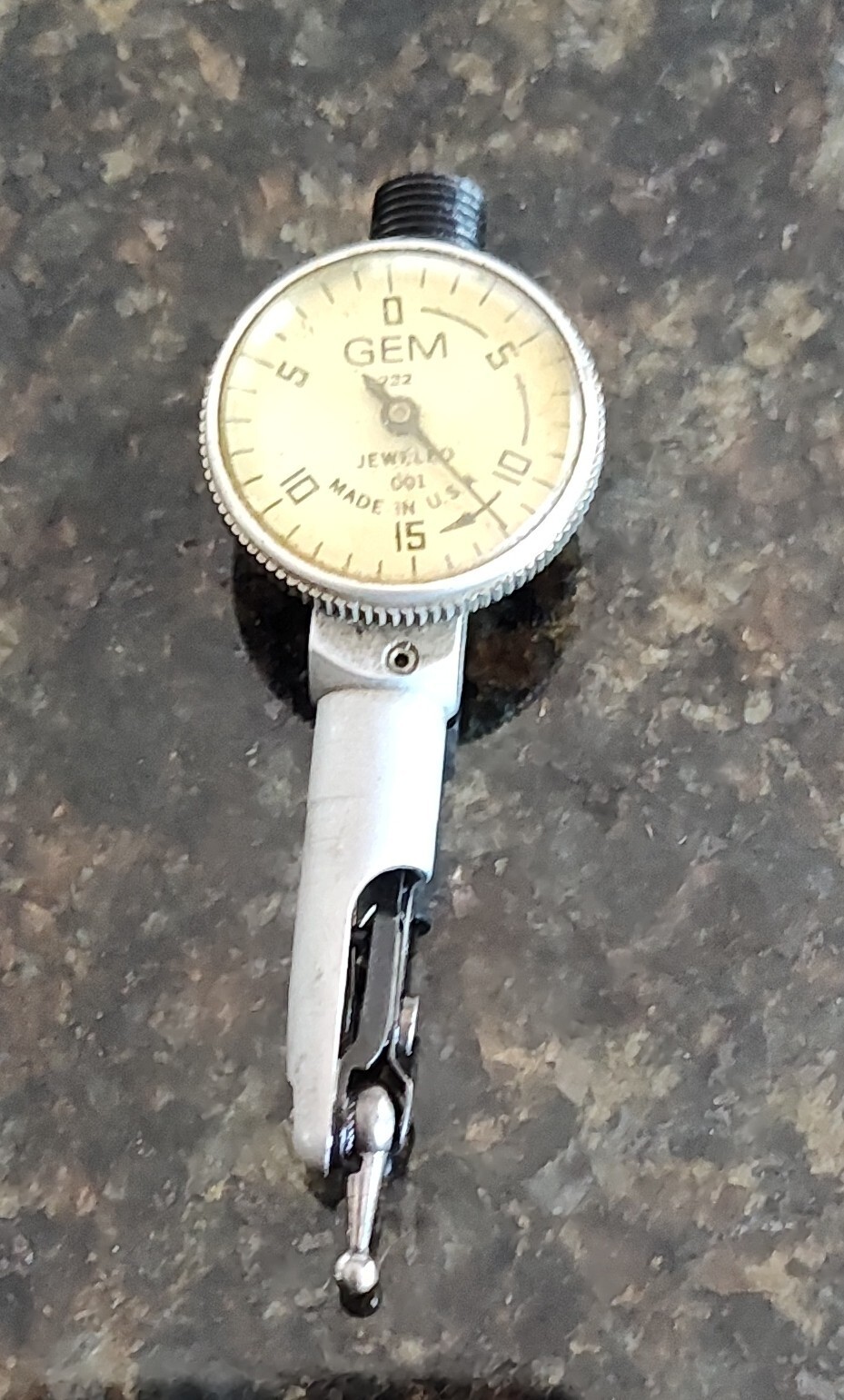 VINTAGE GEM INDICATOR MOVEMENT IN ONE DIRECTION GOOD, LIMITED IN OTHER…