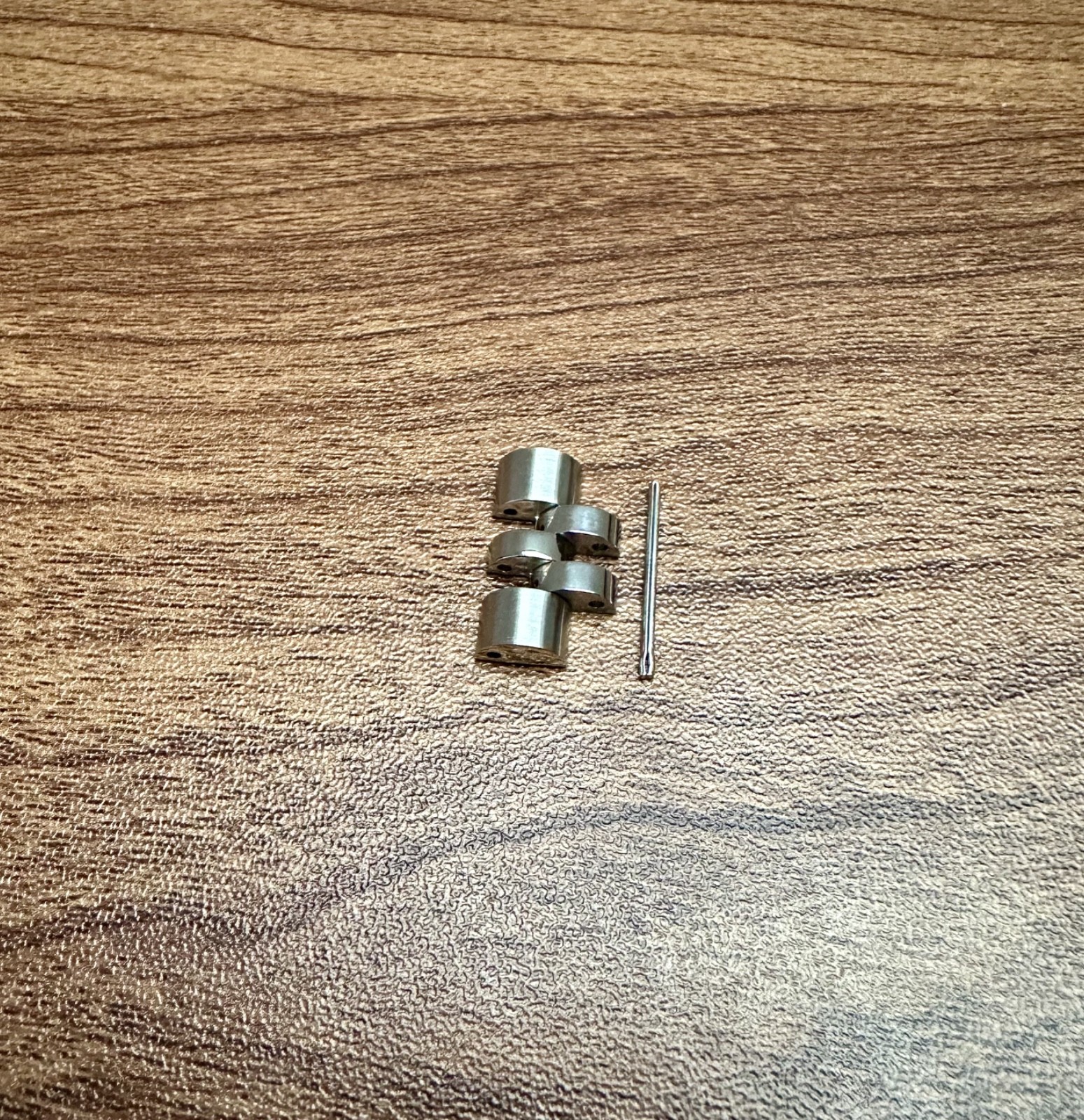 Spare 17.5mm Silver Link & Pin Bar For Seiko 5 Sports Watch SSK Models