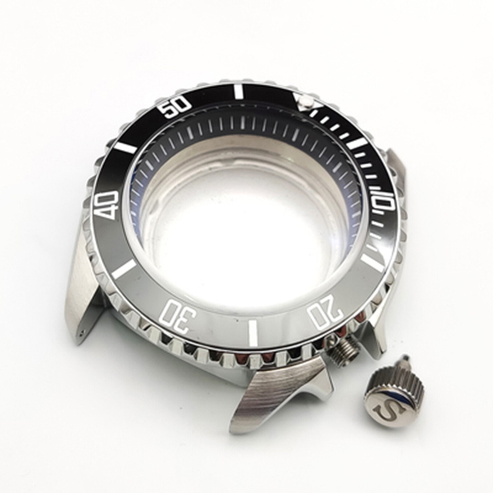 42MM Sapphire Glass Watch Case SKX007 for NH35/NH36/4R Movement Stainless Steel