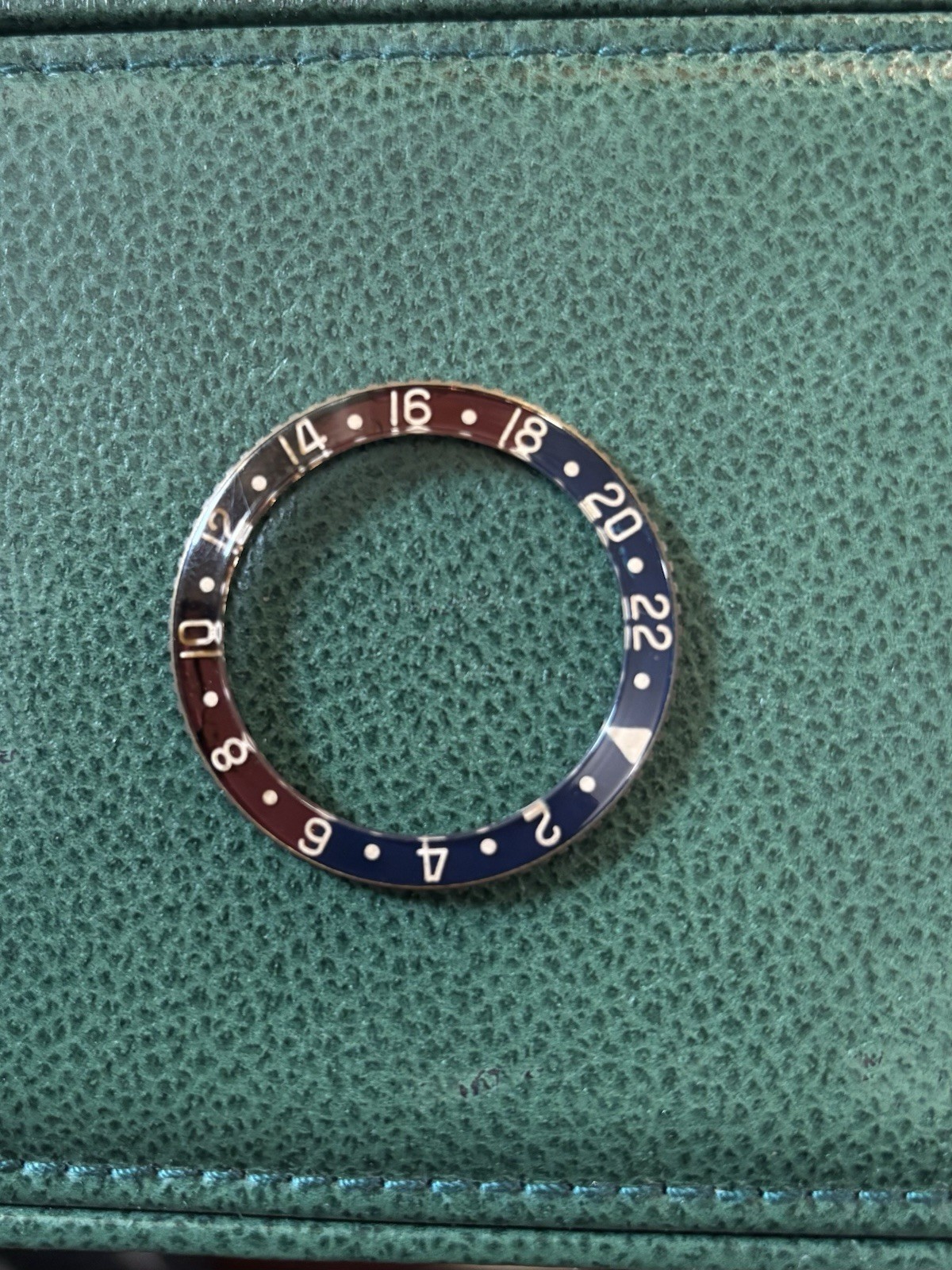 Rolex 6542 Brass Bezel Complete , Compatible 6542 Bakelite Retaining Spring