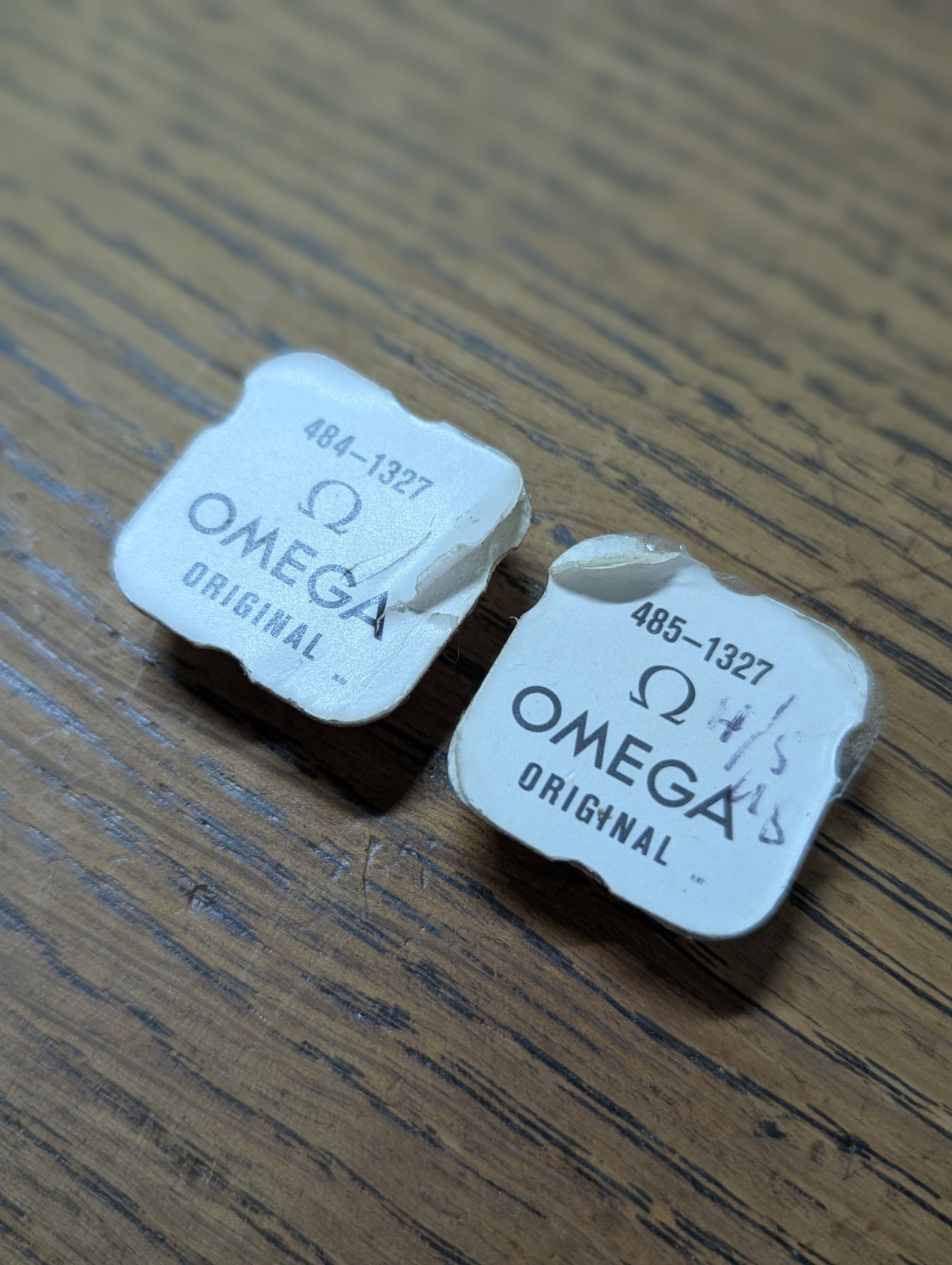Omega 484-1327 + 495-1327, Complete Balance X2, New Old Stock in Packets #P520