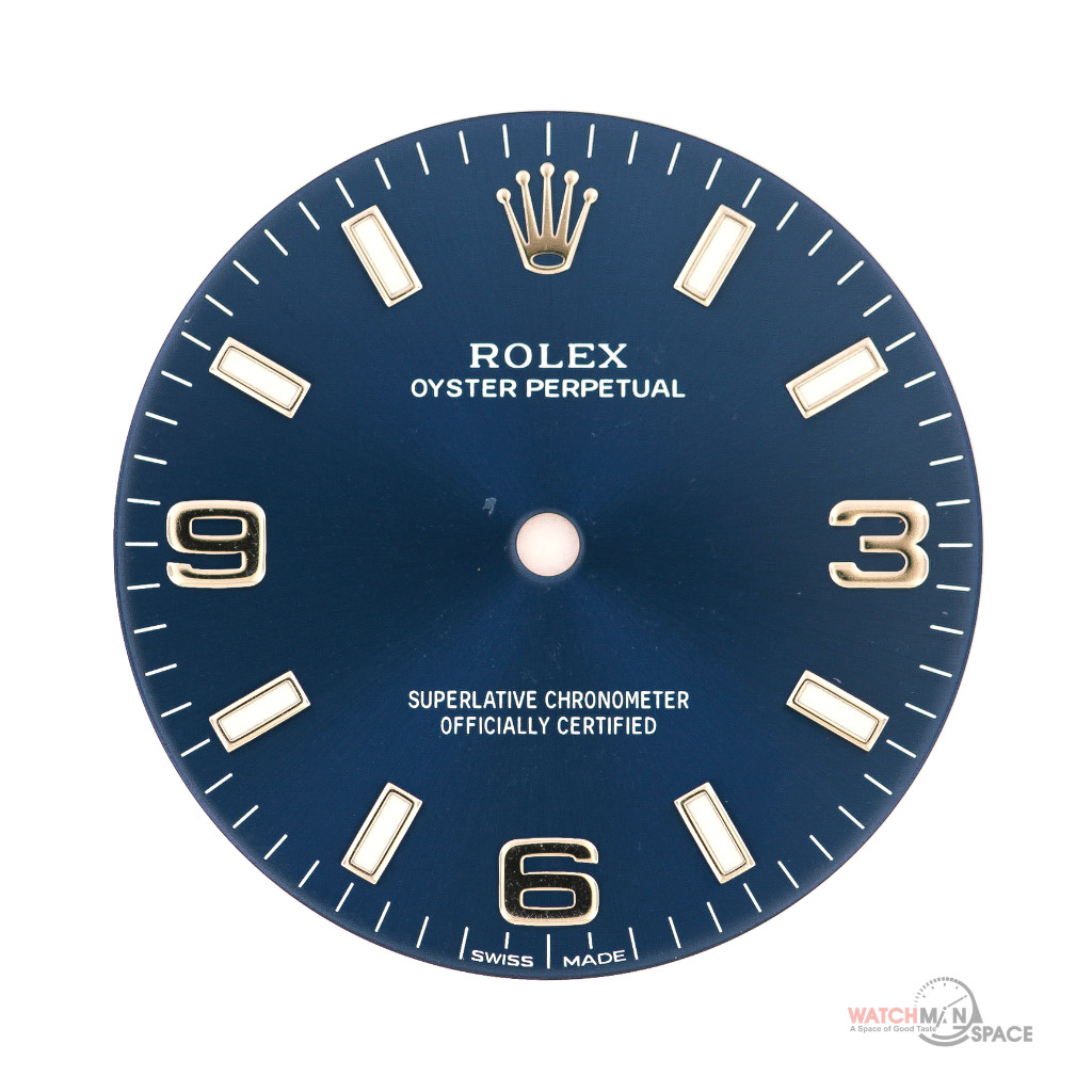 Original Rolex Oyster Perpetual 34mm 114200 Blue Stick & Arabic Dial S/S #J4
