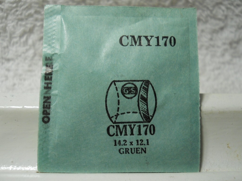 GS CMY170 Watch Crystal Fit Gruen 522/210 – 645/210 – 14.2 x 12.1 mm Replacement