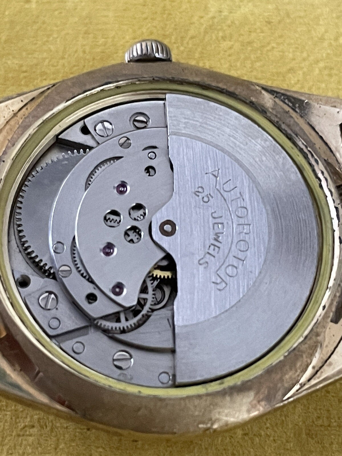 Ingraham 25j watch movement Autorotor Wrist Watch