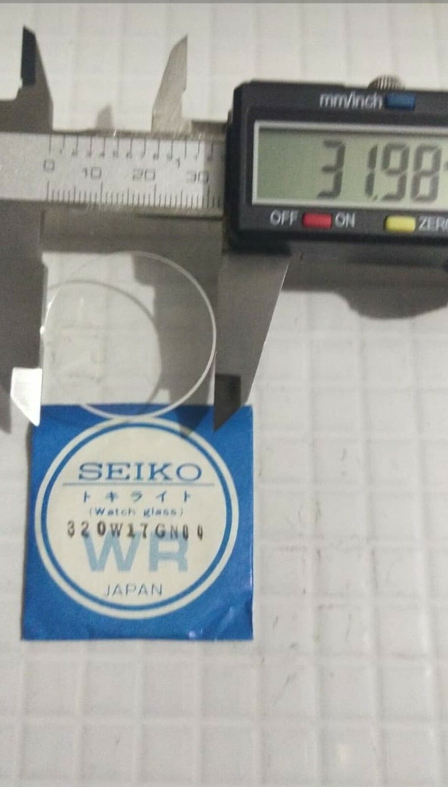 Original CRYSTAL SEIKO 320W17GN 00 SEIKO 7016-7000 7015 -6010, 7018 -6000