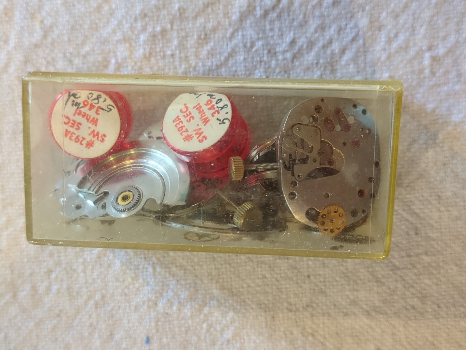 !!Lot of Watch Movement Parts. Movement Plates, Rotor, Wheels, and Crowns. Look!