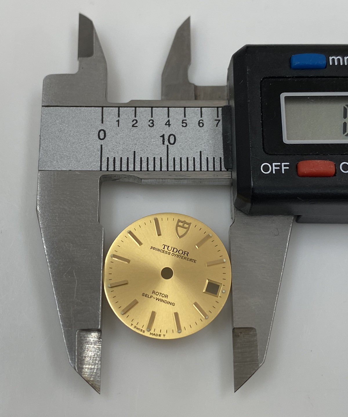 Genuine Tudor Prince Oysterdate Rotor Gold Ladies Cal. ETA 2651/2671 Dial