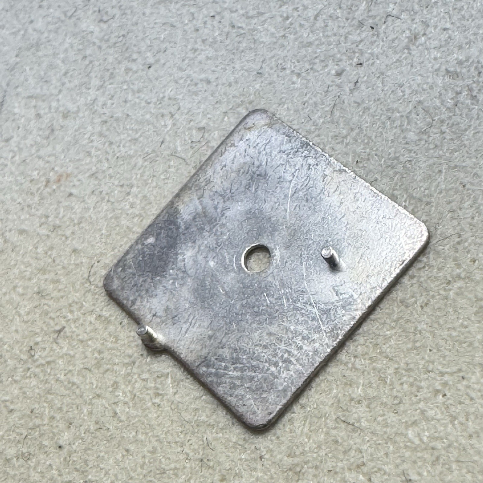 Cartier Panthere Small Square White Dial Part for Repair 13.5×13.3mm