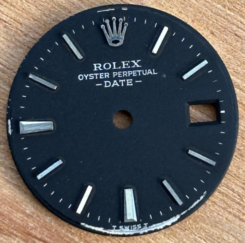 Vintage Rolex Oyster Perpertual Date Watch Dial For 26mm Case 6517 6519 6917