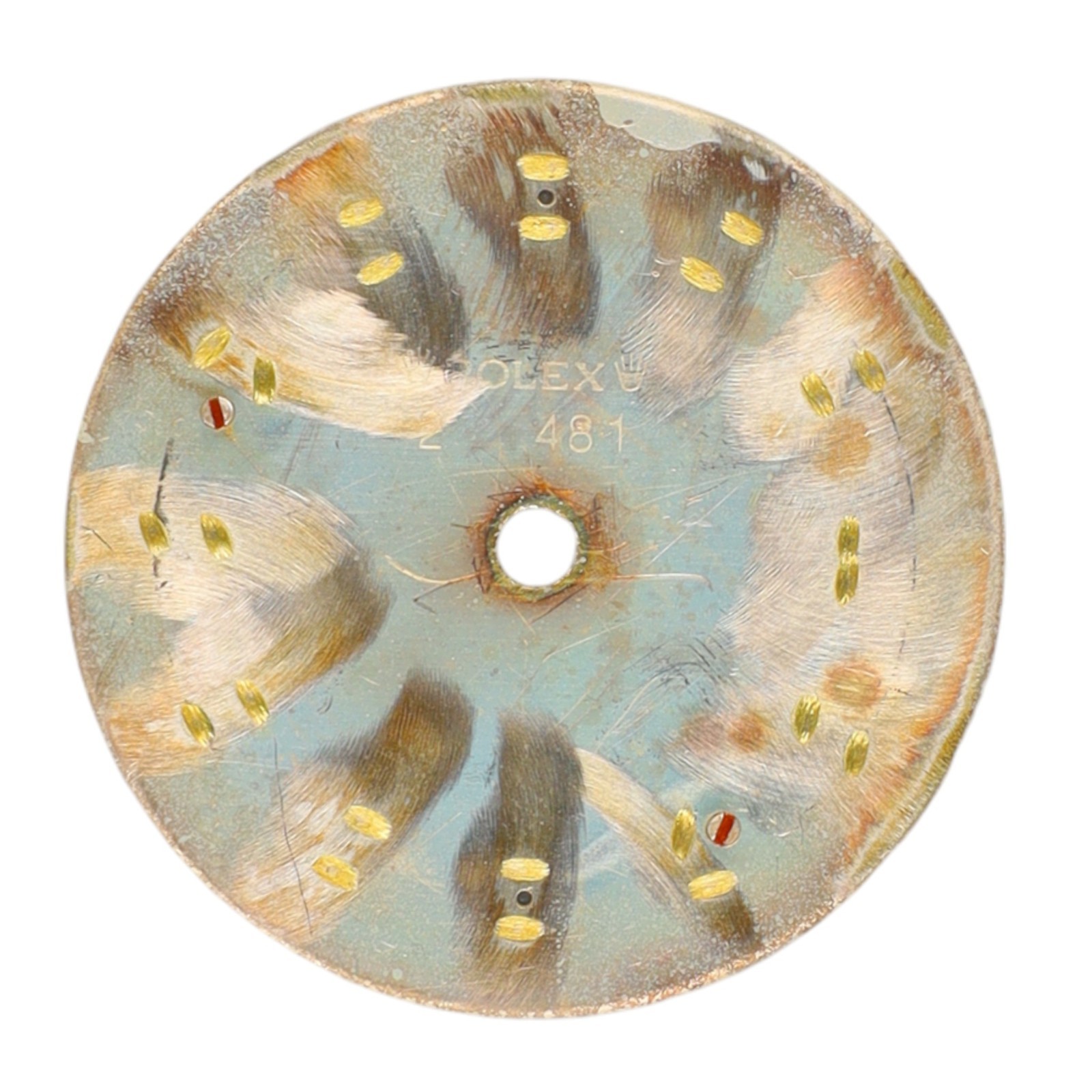 Original Rolex Oyster Perpetual Silver Index Dial fits Model 77080 Watch